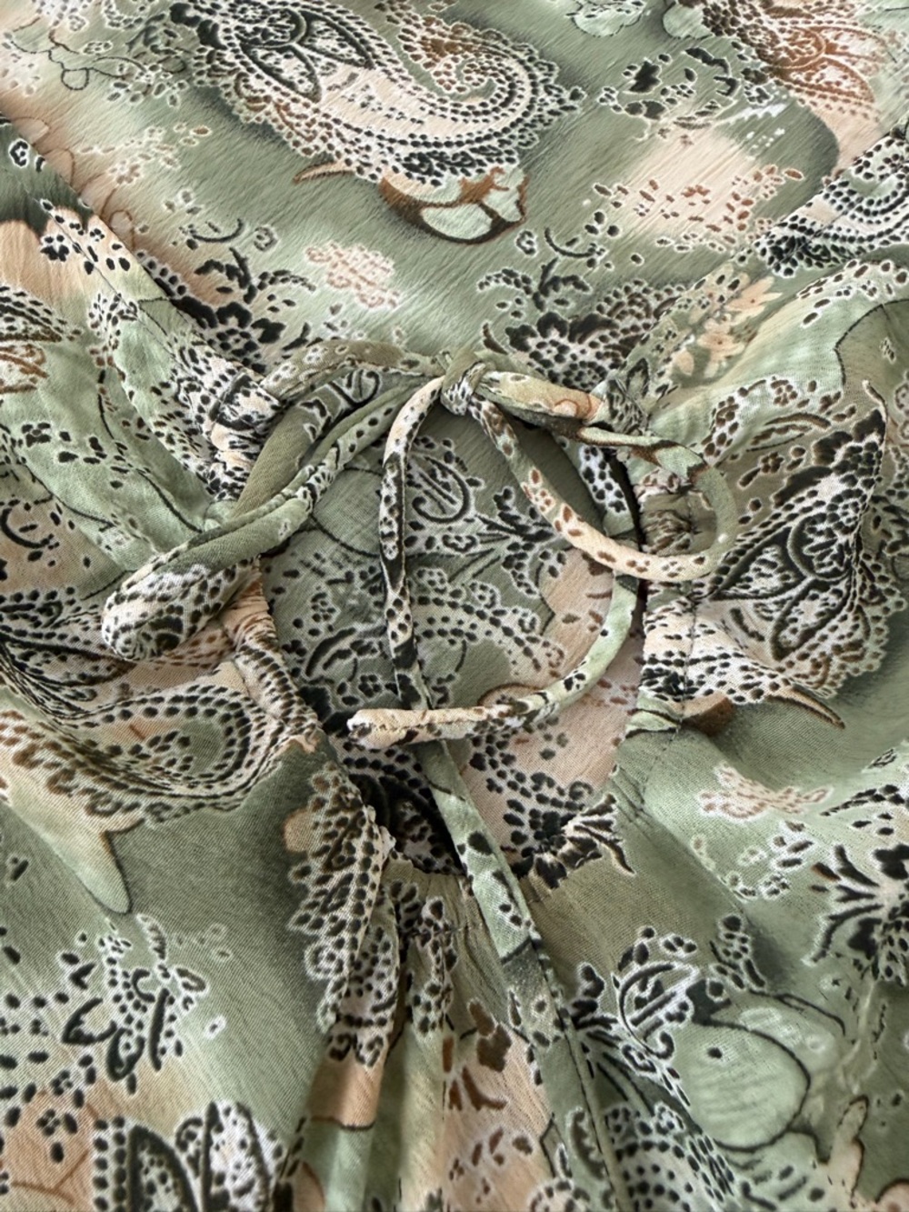 Vintage paisley dress - Picture 3 of 6